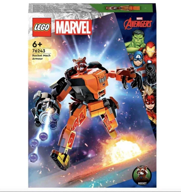 Lego Marvel Rocket Robot Zırhı LSS76243