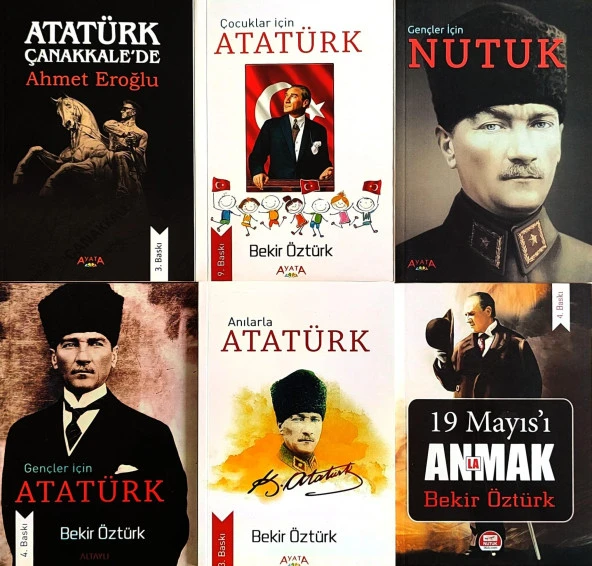 6 Kitaptan Oluşan Muhteşem Atatürk Seti (6 Kitap,Poster,Not Defteri,Ayraç) - 7