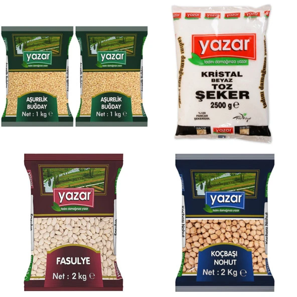 Yazar 2 Kg lık Aşure Paketi