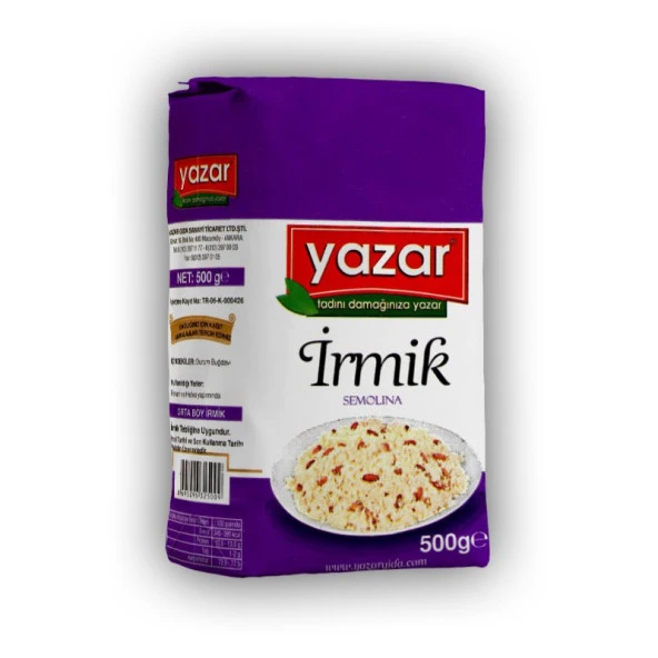 Yazar İrmik 500gr