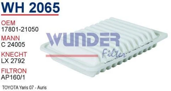 ICON GRUP - Toyota Yaris 07 - Auris Hava Filtresi - WH 2065 ürün görseli 1