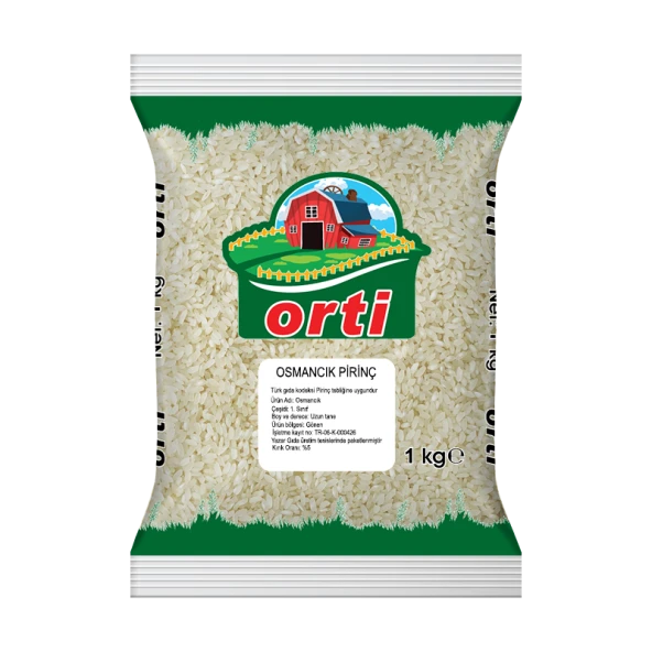Orti Osmancık Pirinç 1Kg