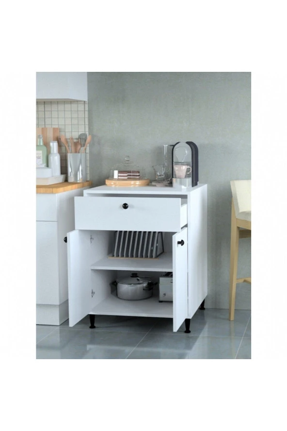 Mobilique Demre Çok Amaçlı Ocak Dolabı - Resim 3