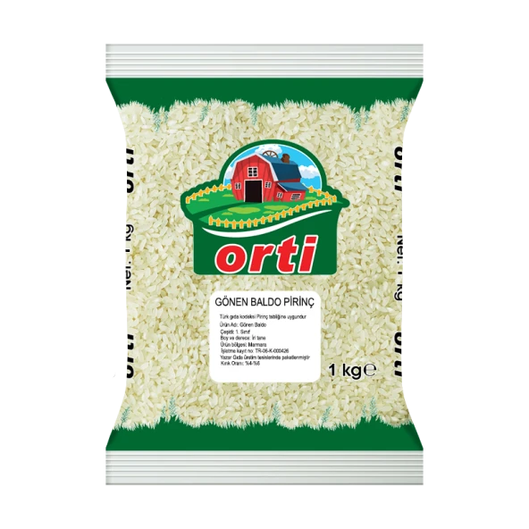 Yazar Gönen Baldo Pirinç 1 Kg X2 Paket