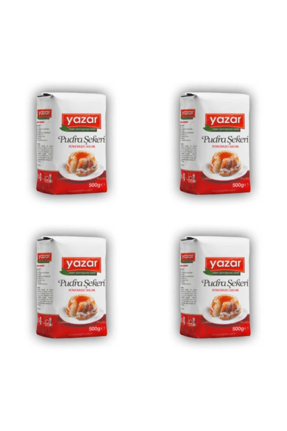 Yazar Pudra Şekeri 500 Gr x 4 Paket - 2