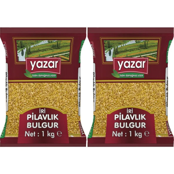 Yazar İri Taneli Pilavlık Bulgur 1 Kg x 2 Paket - 2