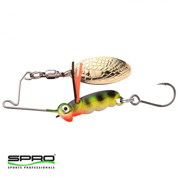 SPRO Larva Spinner Bait 4cm 7g Kaşık Tek İğne Perch - 2