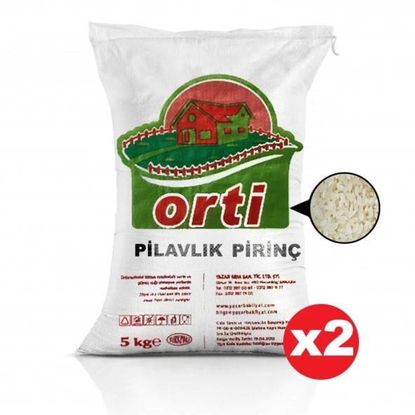 Orti Pilavlık Pirinç 5 kg 2'li