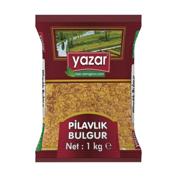 Yazar Şehriyeli Pilavlık Bulgur 1 Kg x 2 Paket