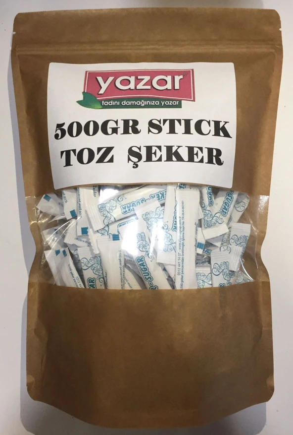 Yazar Stick Şeker 500 gr x 2 Paket - 2