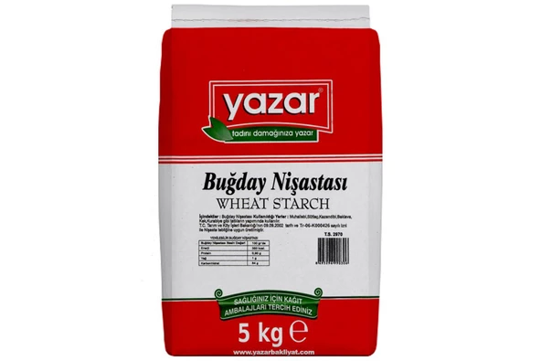 YAZAR 5 Kg Mısır Nişastası+ 5 Kg Buğday Nişastası Karma Kolı