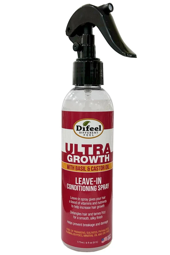 Difeel Ultra Growth Yavaş Uzayan Saçlara Özel Durulanmayan Saç Bakım Spreyi 177ML