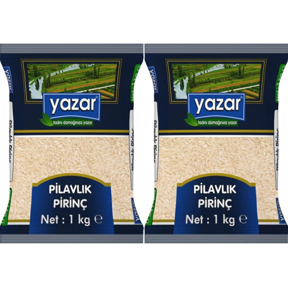 Yazar Pilavlık Ucuz Pirinç 1 Kg x 2 Paket - 2