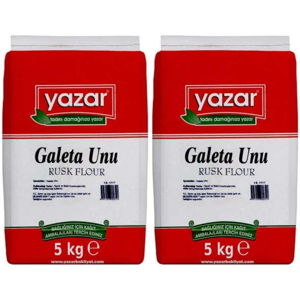 Yazar Sade Galeta Unu 5 Kg x 2 Paket - Resim 2