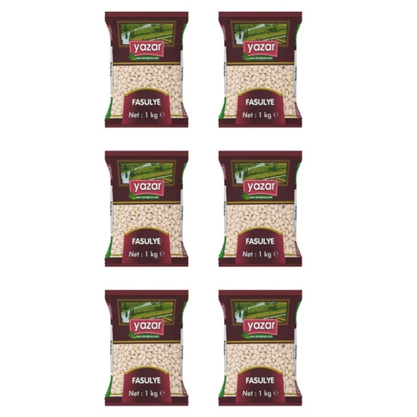 Yazar Kuru Fasulye 1 Kg x 6 Paket - 2