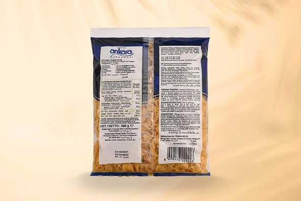 Ankara  Fiyonk Makarna 500 Gr x 5 Paket - Resim 2