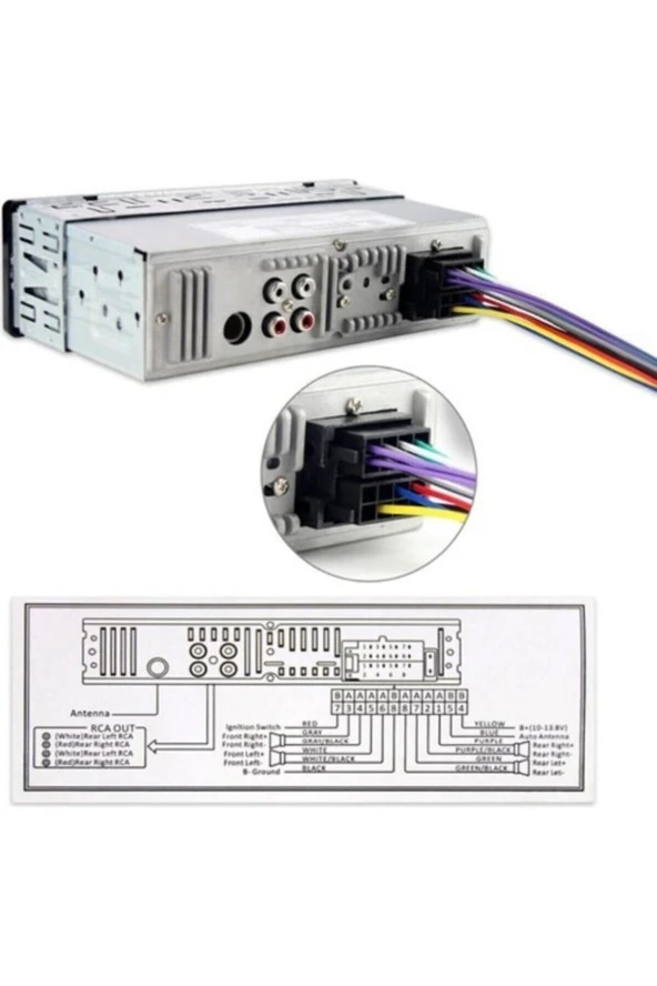 Flashpoint Kaliteli Bluetooth Oto Teyip Araba Teyibi Mp3 - 4