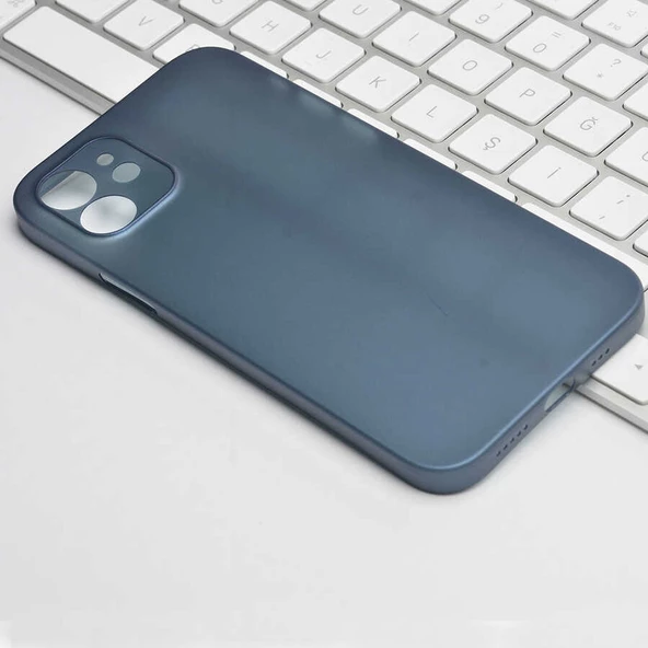 Vendas Apple iPhone 12 Mini Kılıf Zore 1.Kalite PP Silikon - 9
