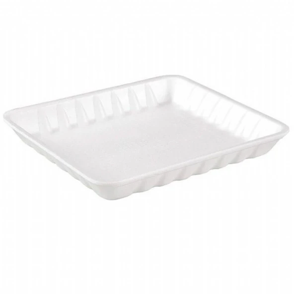 Tek Kullanımlık MOD 8 Köpük Tepsi Tabak - 28x32 Cm. - 5 Adetlik 5 Paket - Resim 2