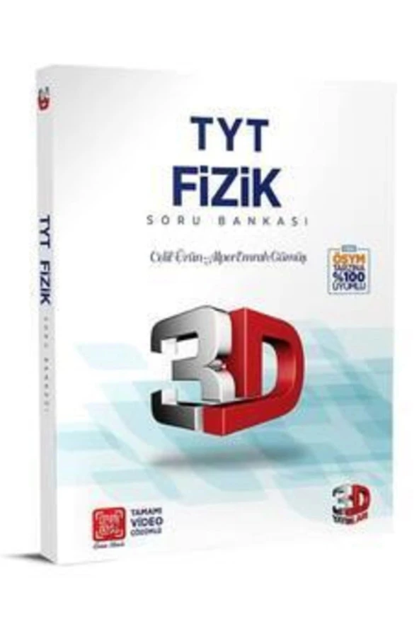 3d Yayınları Tyt Fizik Soru Bankası Tamamı Video Çözümlü
