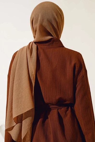Elegant Serisi Karamel Şal - Resim 3