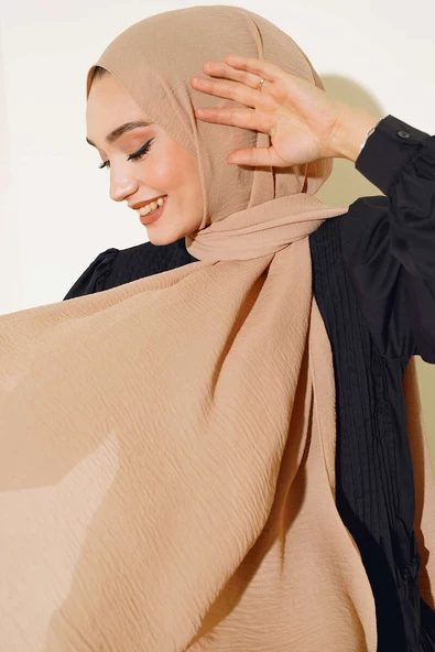 Jazz Serisi Latte Şal -23 - Resim 2