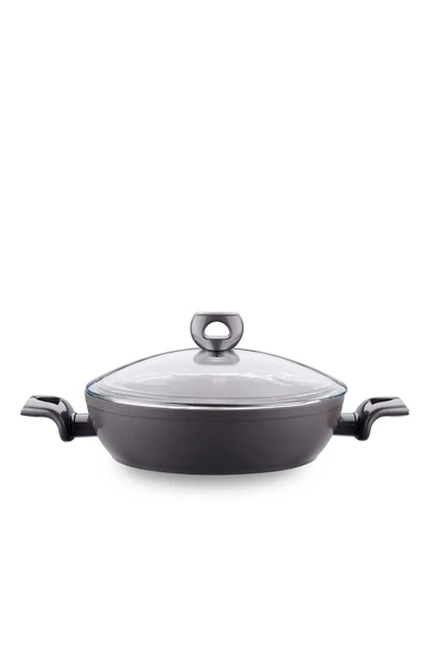 Korkmaz A3933 Nora Seramik Kısa Tencere 24x5,8 Cm - Resim 2