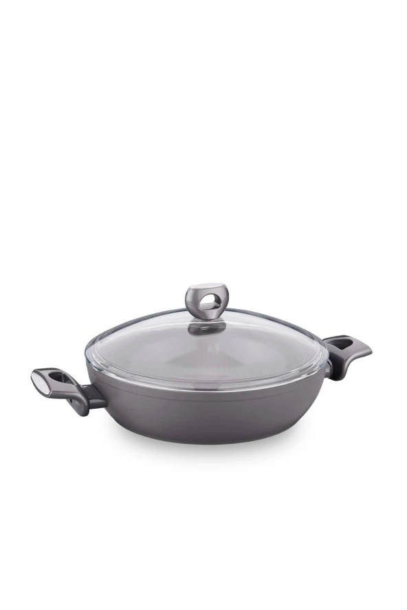 Korkmaz A3934 Nora Seramik Kısa Tencere 26x6,3 Cm ürün görseli