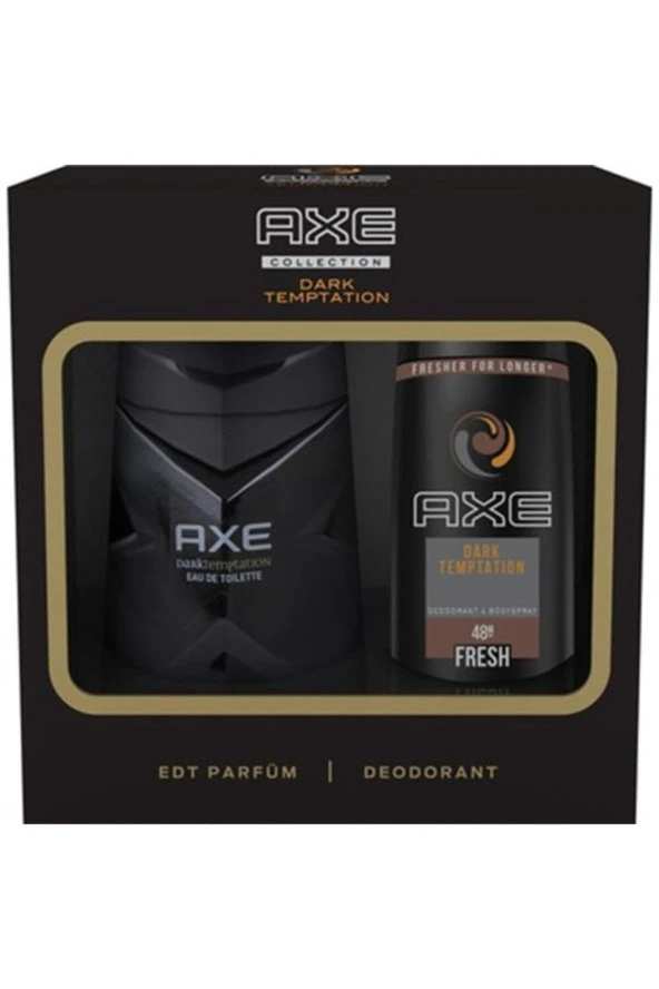 Axe Edt Parfüm Seti 100ml+Deo Dark Temptatıon 150ml