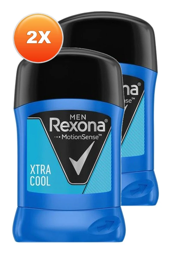 Rexona Men Extra Cool Stick Deo 50 ml 2 Adet