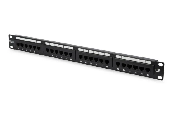 Digitus DN-91624U 19" 24 Port Cat6 UTP Patch Panel