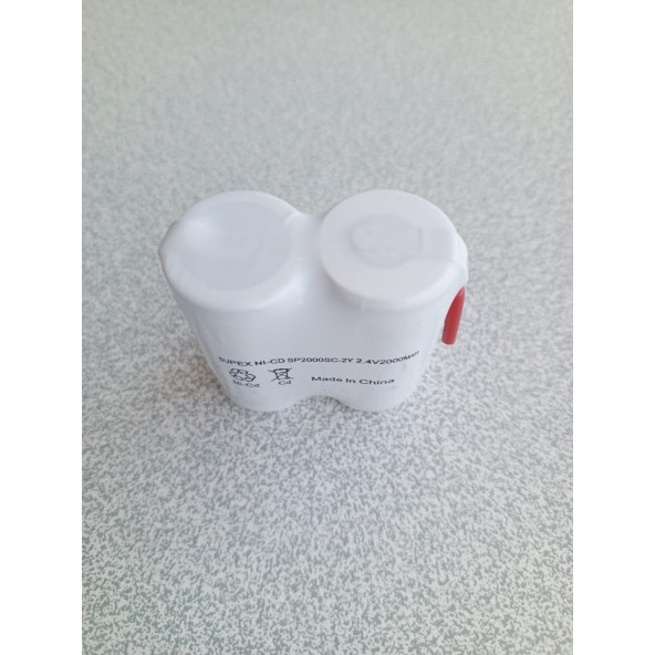Supex 2.4 Volt - 2000 Mah 2li Yanyana Süpürge Pili - 3