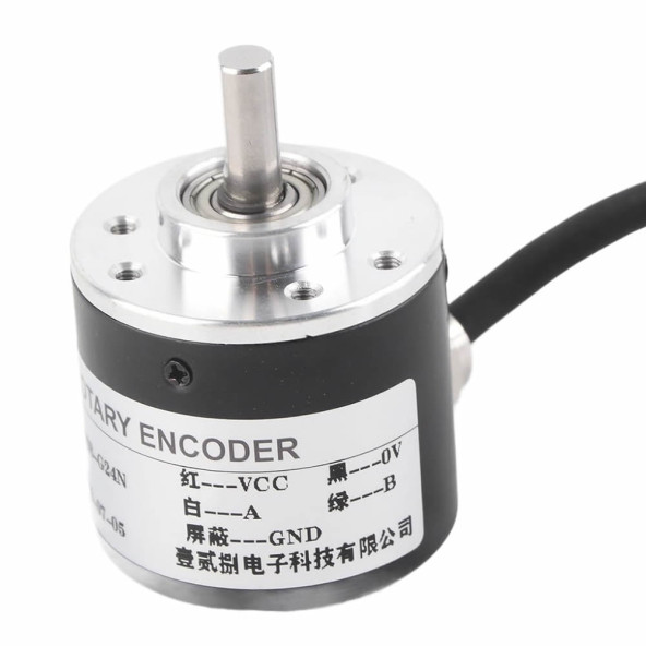 E38S6G5-1000Z-G24N 1000 Pals Optik Enkoder DC 5V/24V Rotary Döner Encoder, AB 2 Fazlı Motor - 2