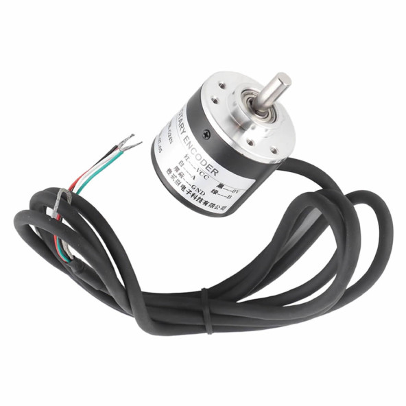 E38S6G5-1000Z-G24N 1000 Pals Optik Enkoder DC 5V/24V Rotary Döner Encoder, AB 2 Fazlı Motor - 3