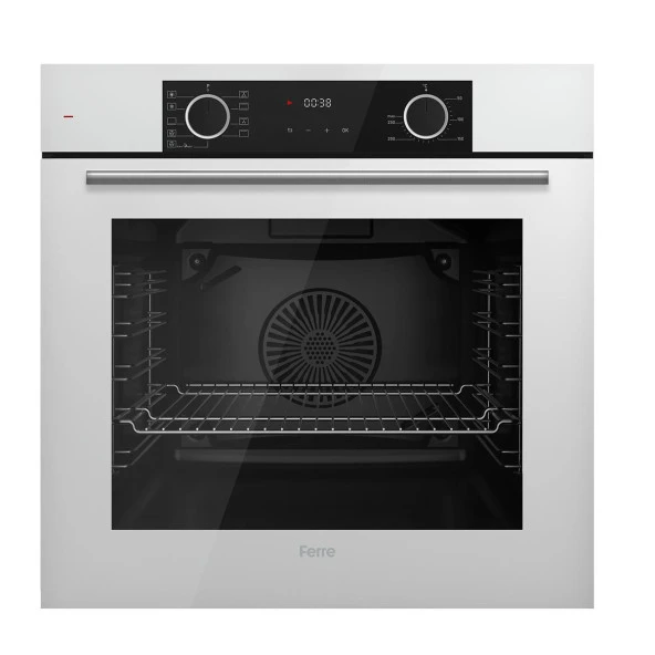 Ferre Fryart Cs Serisi Beyaz Cam Ankastre Set  (cs206 + Xe63cb +d078 ) - Resim 4