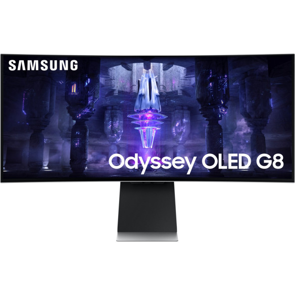 Samsung LS34BG850SUXUF Smart Odyssey OLED G8 34" 0.1ms 175Hz UWQHD 1800R HAS USB Type-C Mini DP Oyun Monitörü