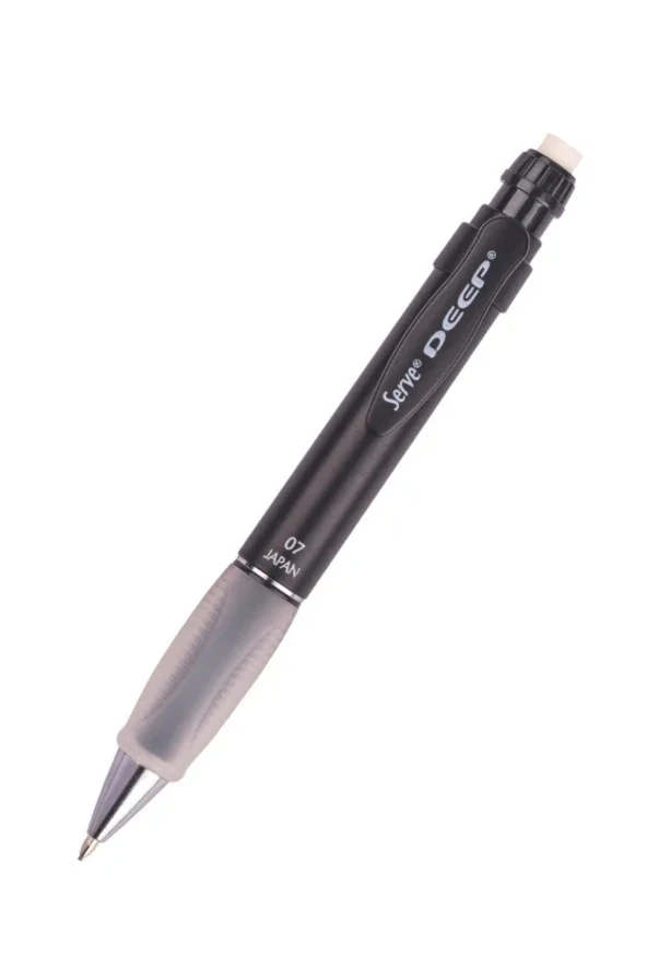 Deep Mekanik Kurşun Kalem 0.7mm Metalik Mr. Siyah