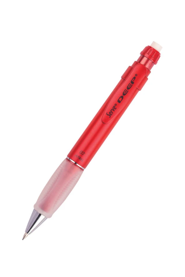 Deep Mekanik Kurşun Kalem 0.7mm Metalik Lav Kırmızı