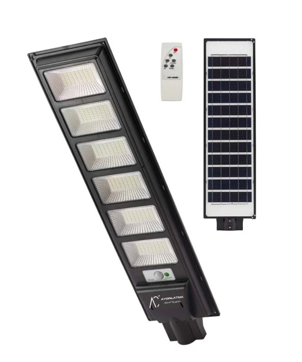 300W Solar Sokak Aydınlatması 6500K (Beyaz Işık)