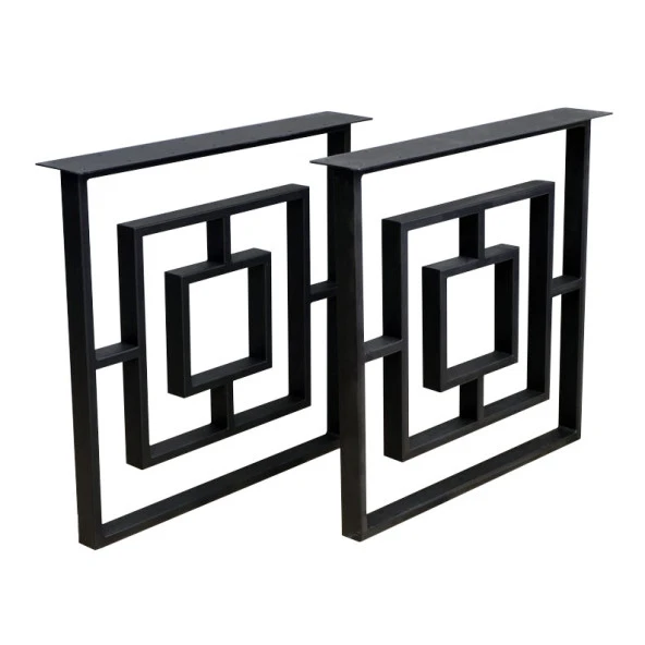 Siyah Metal Masa Ayağı Yemek Masası Ayakları Kare Masa Ayağı ürün görseli 1