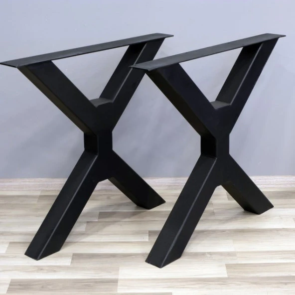 X Masa Ayağı Yemek Masası Ayağı Metal Masa Ayağı - Resim 2
