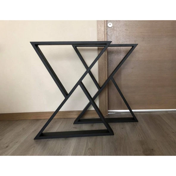 Ağaç Masa Ayakları Metal Ayak Metal Masa Ayağı - Resim 4