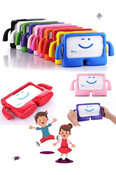 CASPER Via L40-G 10.4 inç Uyumlu Fuchsia iBuy Standlı Eğlenceli Çocuk Ruhlu Tablet Kılıfı - Resim 11