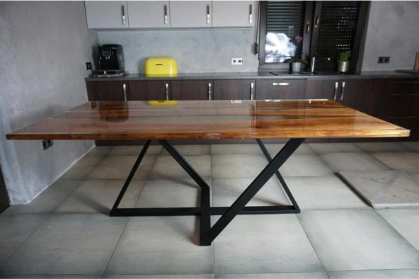 Çapraz Masa Ayağı Yemek Masası Ayağı Mutfak Masası - 2