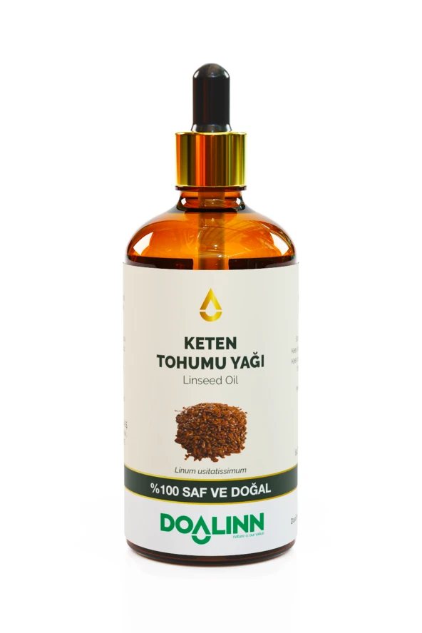 Keten Tohumu Yağı (Linum usitatissimum) 100 ml.