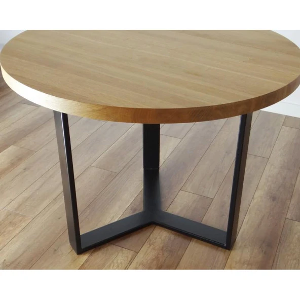 Yuvarlak Masa Ayağı Ahşap Masa Ayağı Metal Mobilya Ayağı - Resim 3