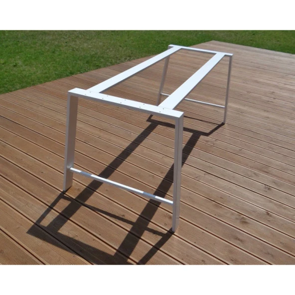 Beyaz Masa Ayakları Çalışma Masası Ayağı Bahçe Masası Ayağı - 2