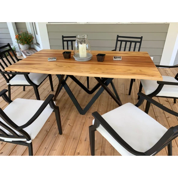 Yuvarlak Mutfak Masası Metal Masa Ayağı Profil Ayak - Resim 3