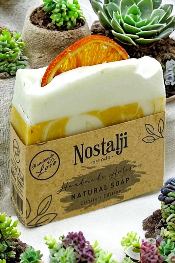 Nostalji Adında (%100 El Yapımı) Portakal Yağlı Hamam Banyo Sabunu 110gr - 2