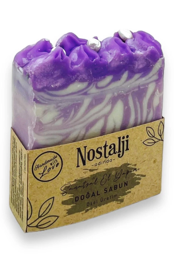 Nostalji Adında (%100 El Yapımı) Lavantalı Hamam Banyo Sabunu 110gr